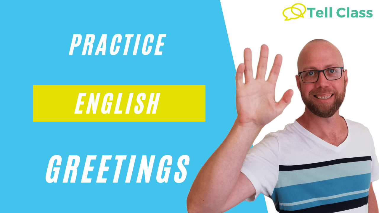 Practica saludos en inglés