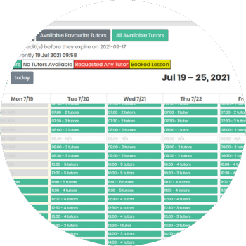 TellClass Tutor di inglese disponibili